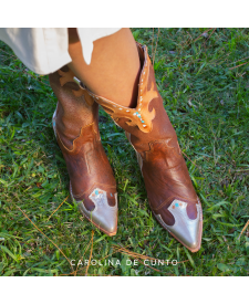 Laia Leather Boots Choco