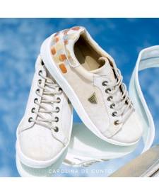 Leather Sneakers Dasha Ivory