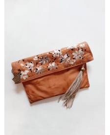 Juliana Leather Clutch 