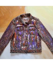 Jeans jacket Roma with art 