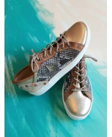 Leather Sneakers Indra piton 