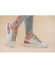 Leather Sneakers Dasha Ivory