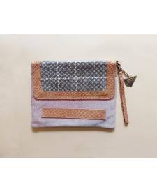 Olie Leather Clutch 