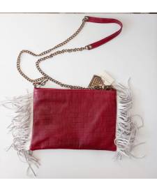 Elina Leather Clutch 