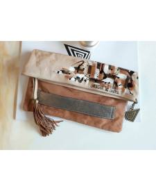 Juliana Leather Clutch 