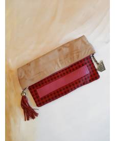 Juliana Leather Clutch 