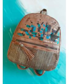 Triana Leather Backpack Art