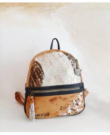 Triana Leather Backpack Art