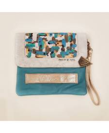 Olie Leather Clutch 