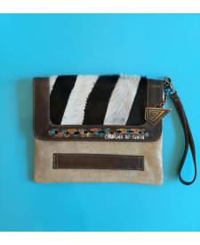 Olie Leather Clutch 