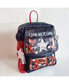 Triana Leather Backpack Art