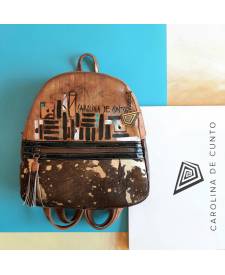 Triana Leather Backpack Art