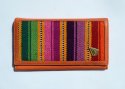 Lady´s Wallet Dalhia Orange With Aguayo