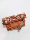 Juliana Leather Clutch 