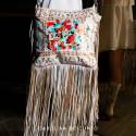Cassia Handbag With Art and Fringes