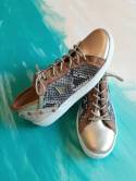 Leather Sneakers Indra piton 