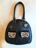 Leather Handbag Juana Black A P