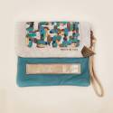 Olie Leather Clutch 